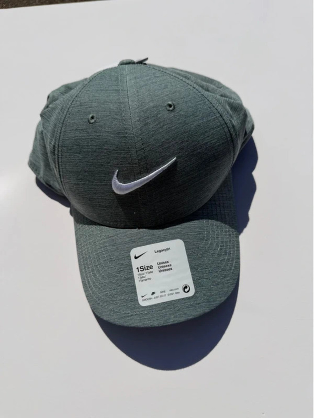 NWT Nike unisex muted green weathered baseball hat OS